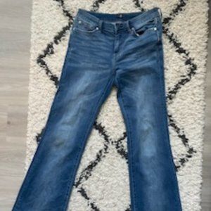 7 For All Mankind Tailorless Dojo Flare Jeans